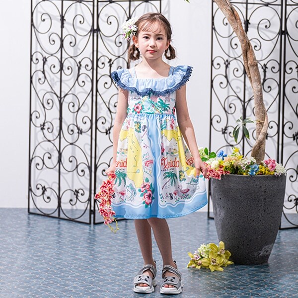 ANNA SUI リゾート柄ワンピース