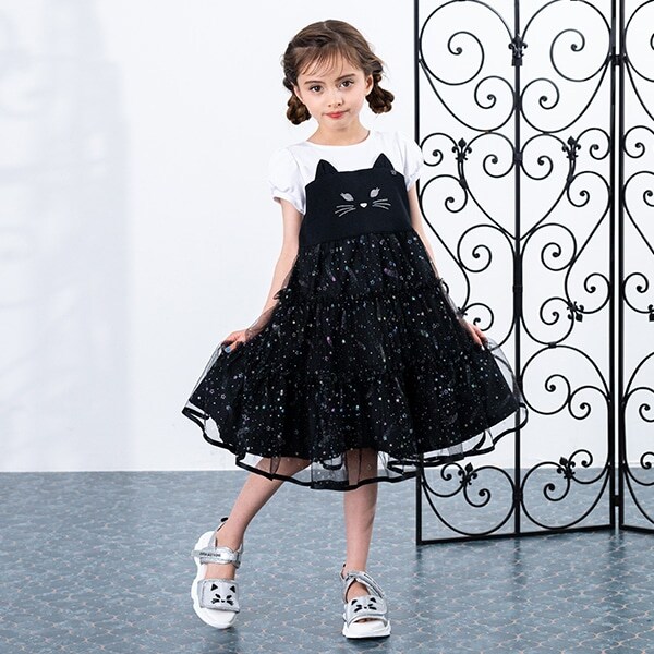 ネコチュールドッキングワンピース