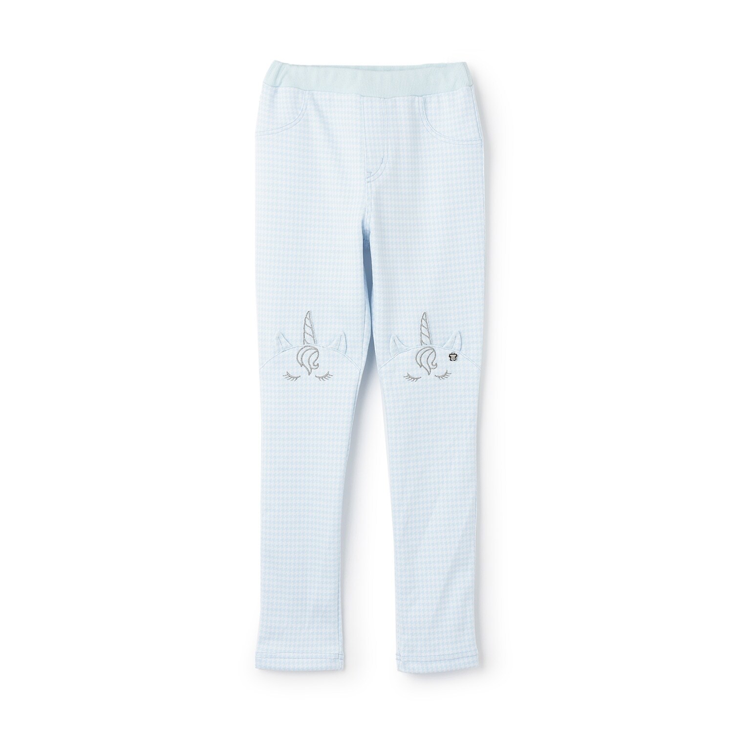 千鳥柄膝モチーフレギンス