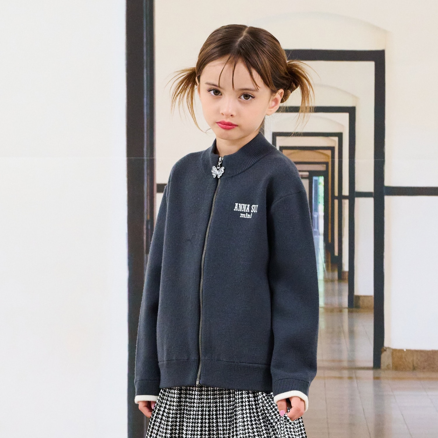 ジップニットはおり