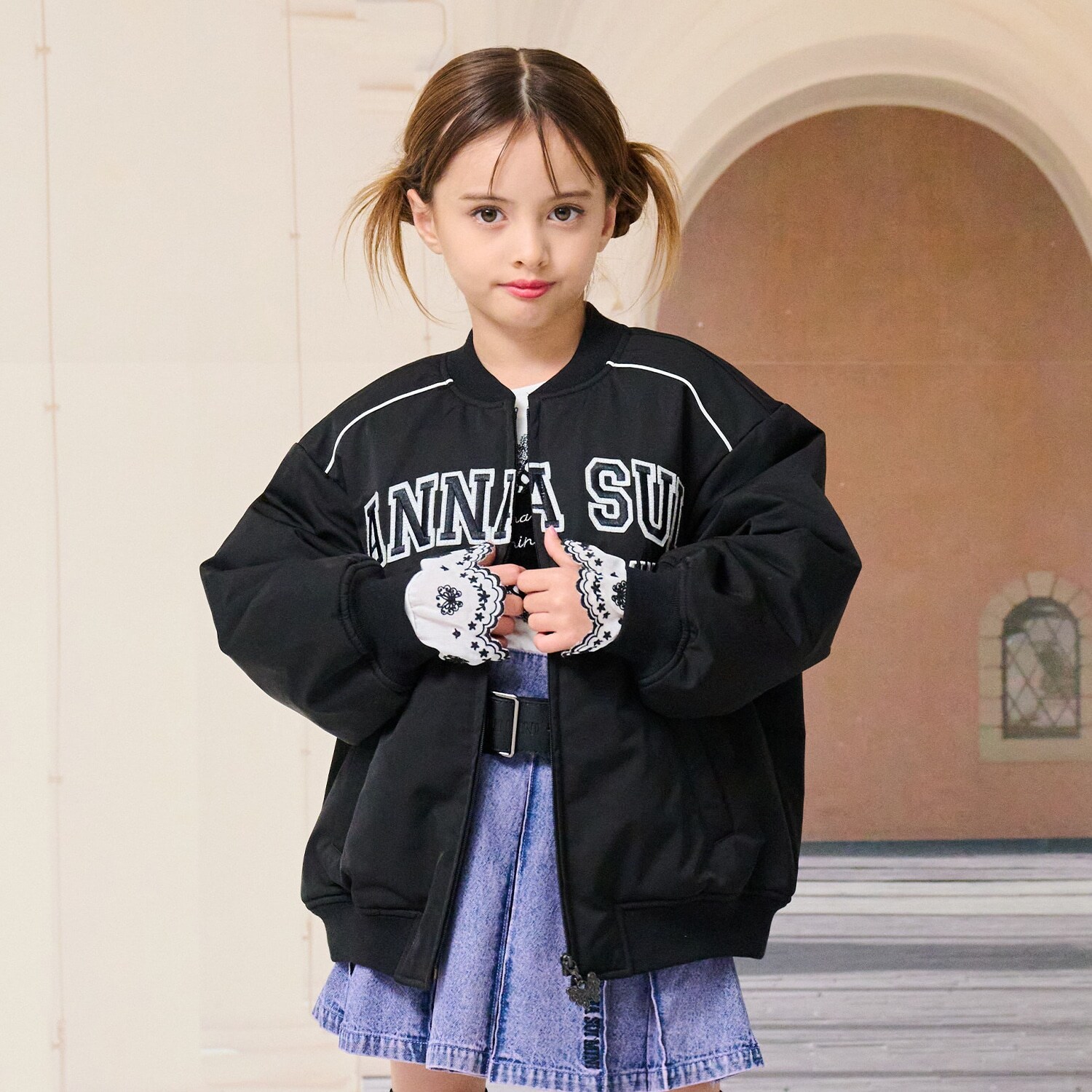 中綿ロゴスタジャン