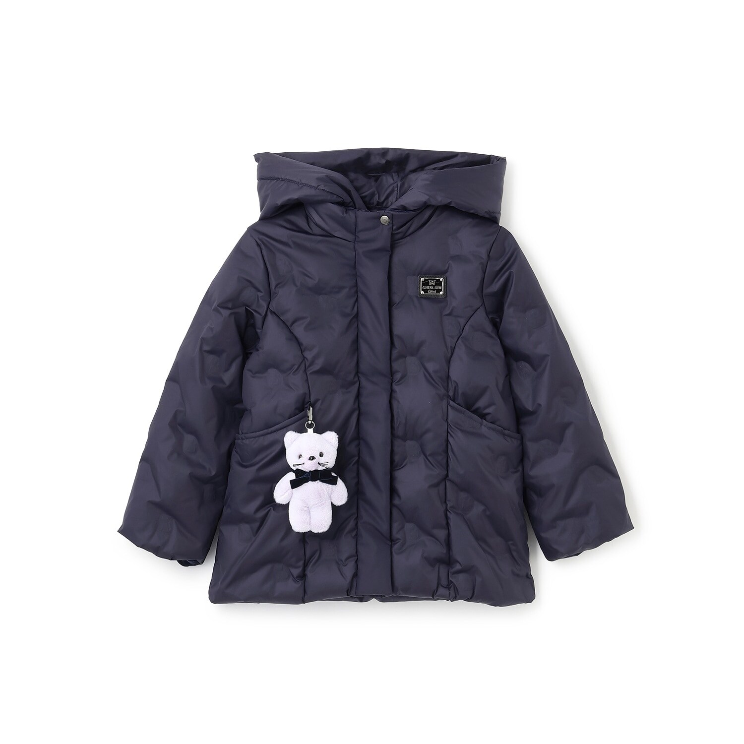 チャームつき中綿ネコブルゾン