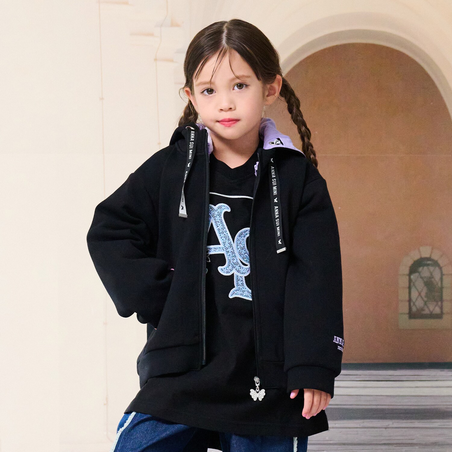 チョウポーチつき3WAYブルゾン