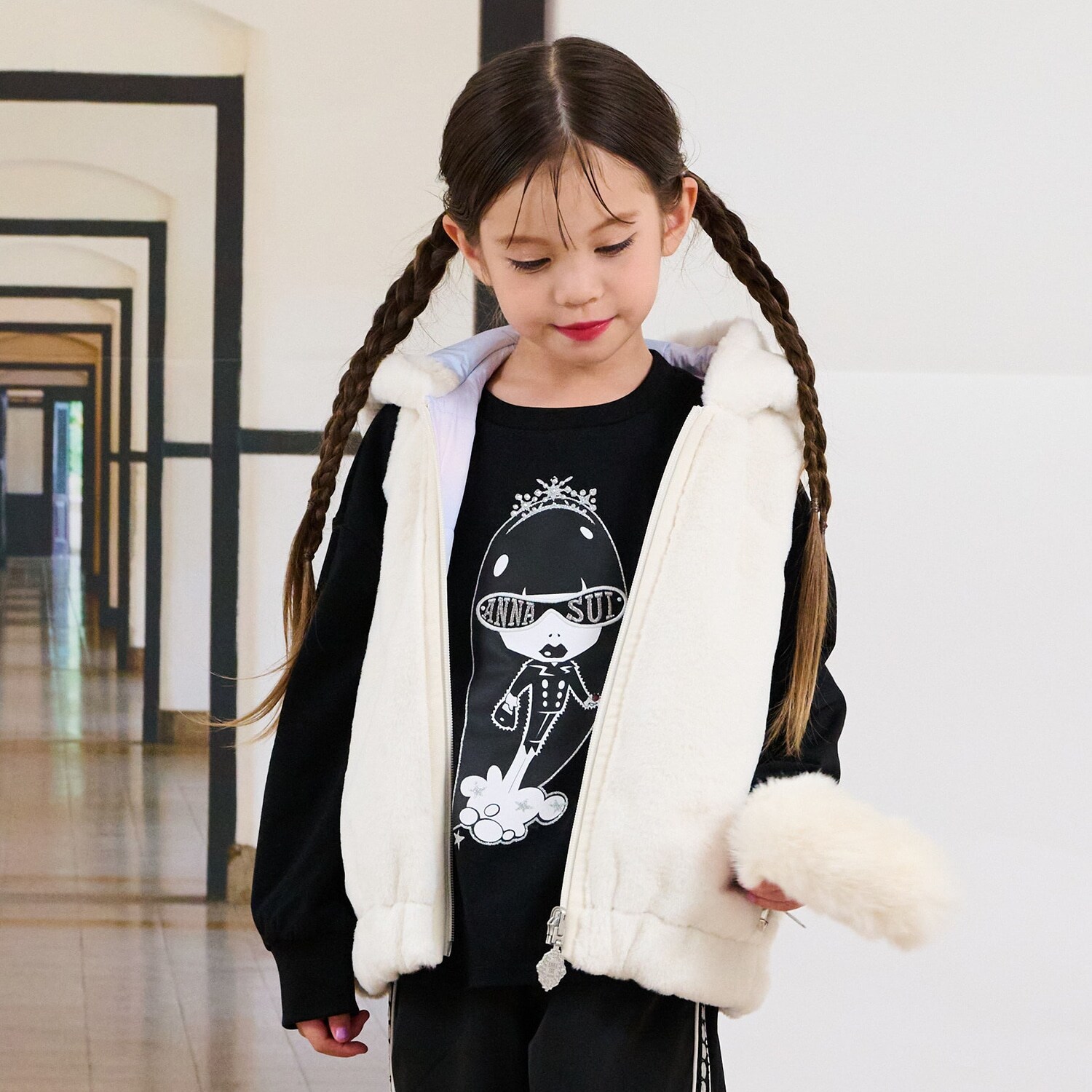 ネコエコファーリバーシブルベスト