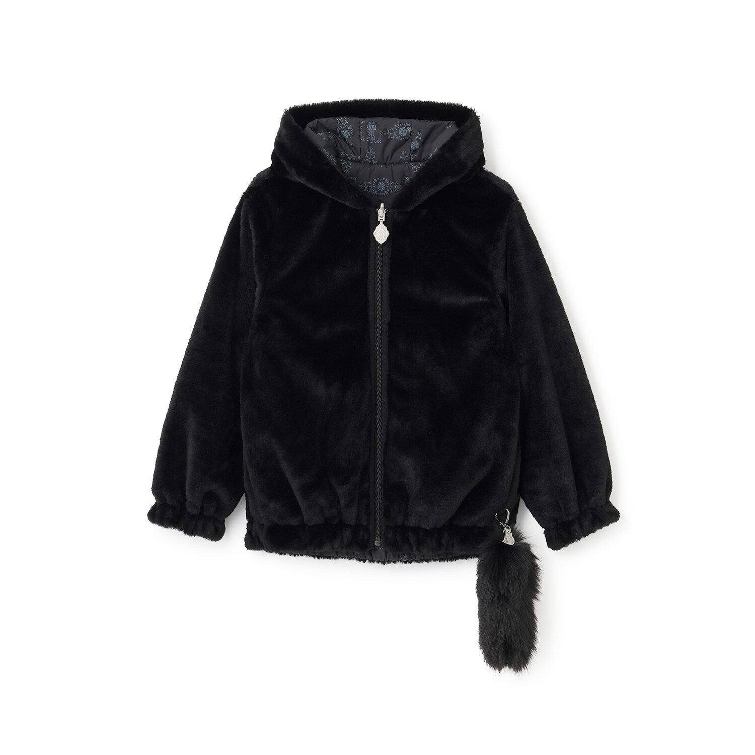 ネコエコファーリバーシブルアウター