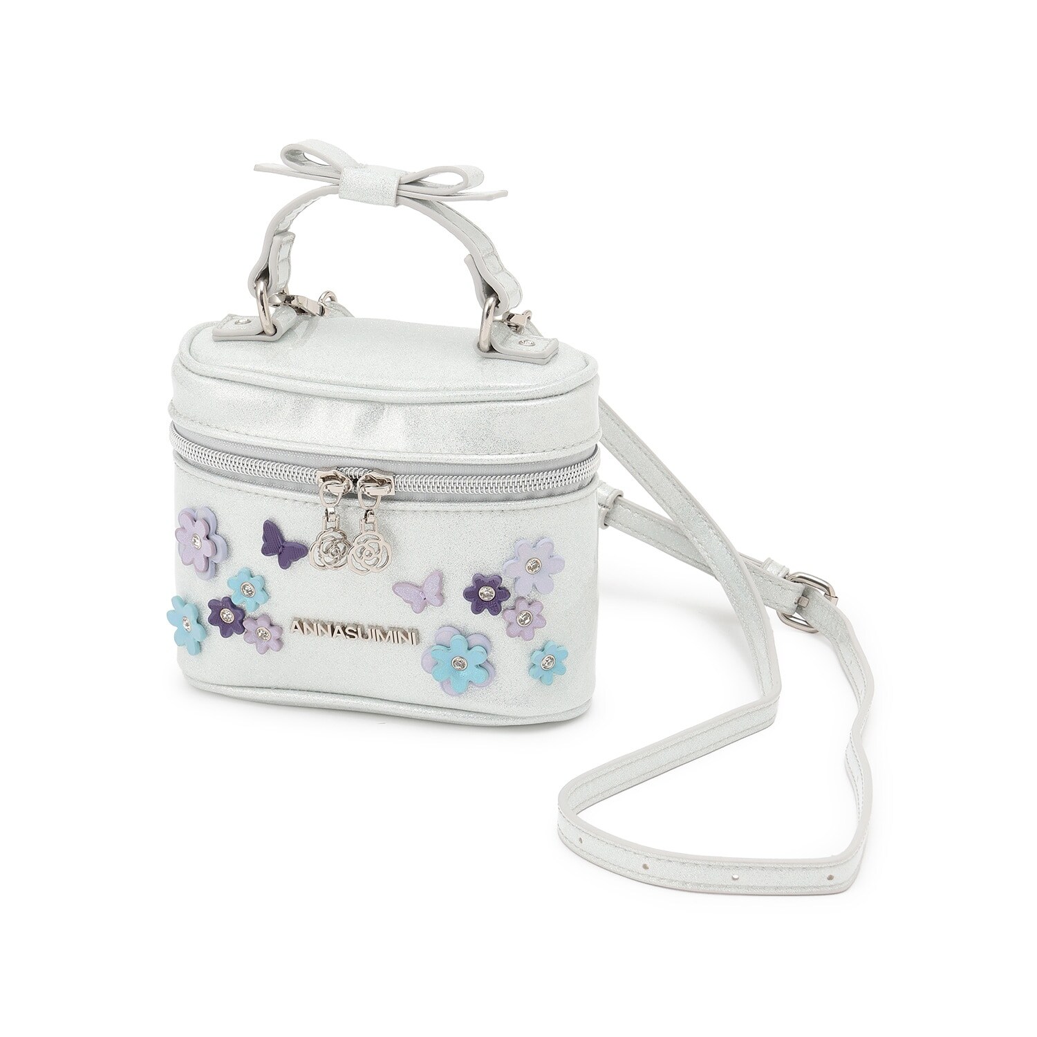 花モチーフバニティショルダーバッグ