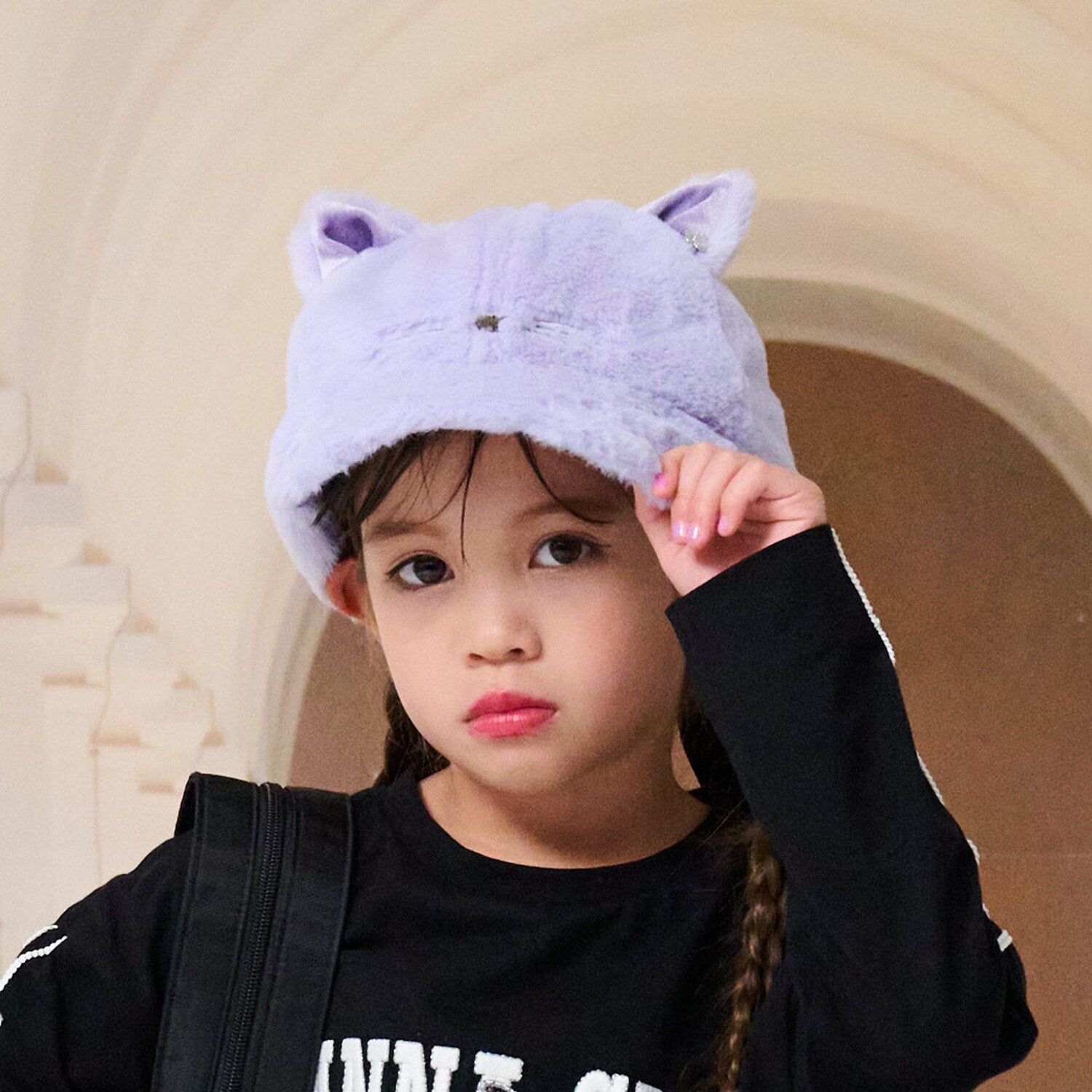 ネコ耳エコファーキャップ