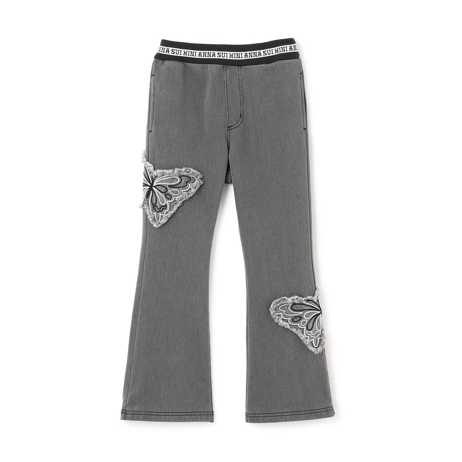 【あったか】スタイルアップ蝶フレアパンツ