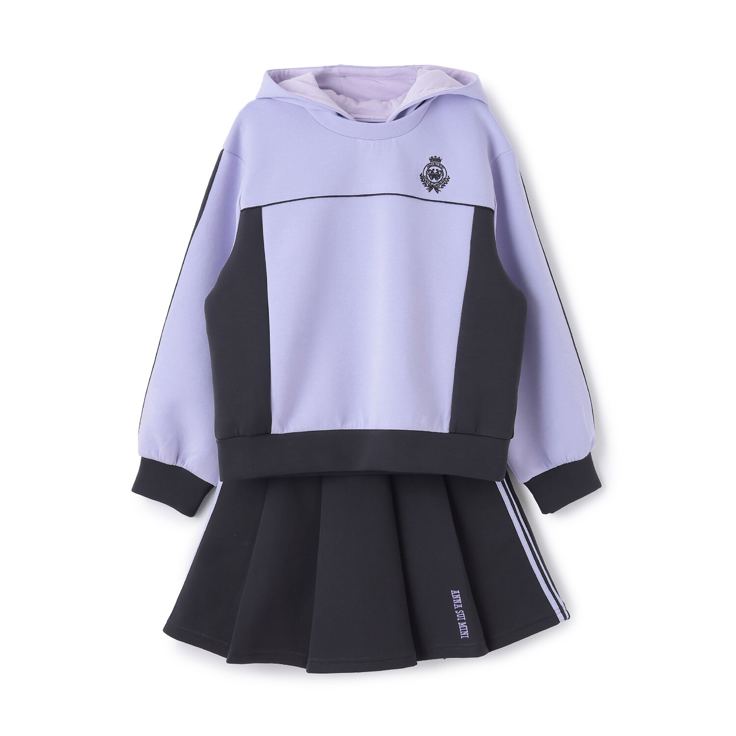 配色パーカ セットアップ