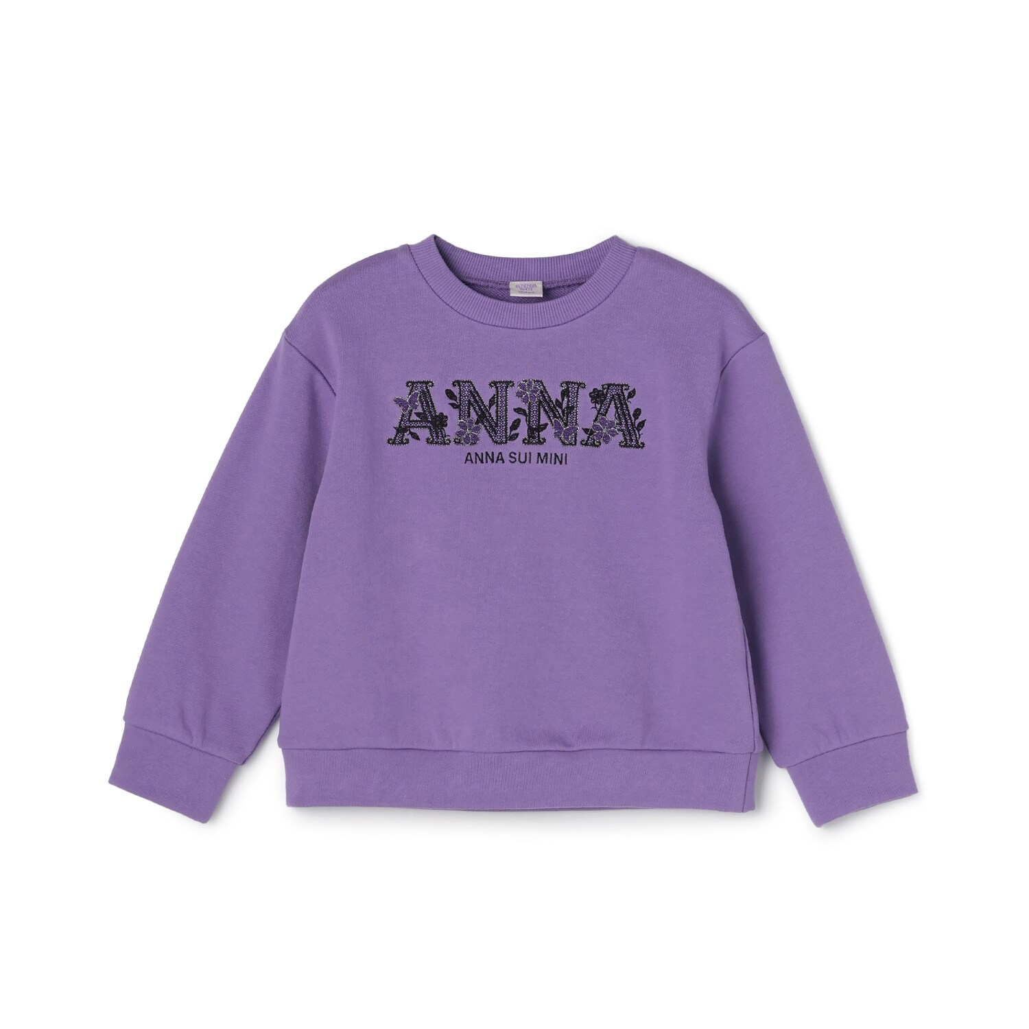 ロゴ刺しゅうトレーナー