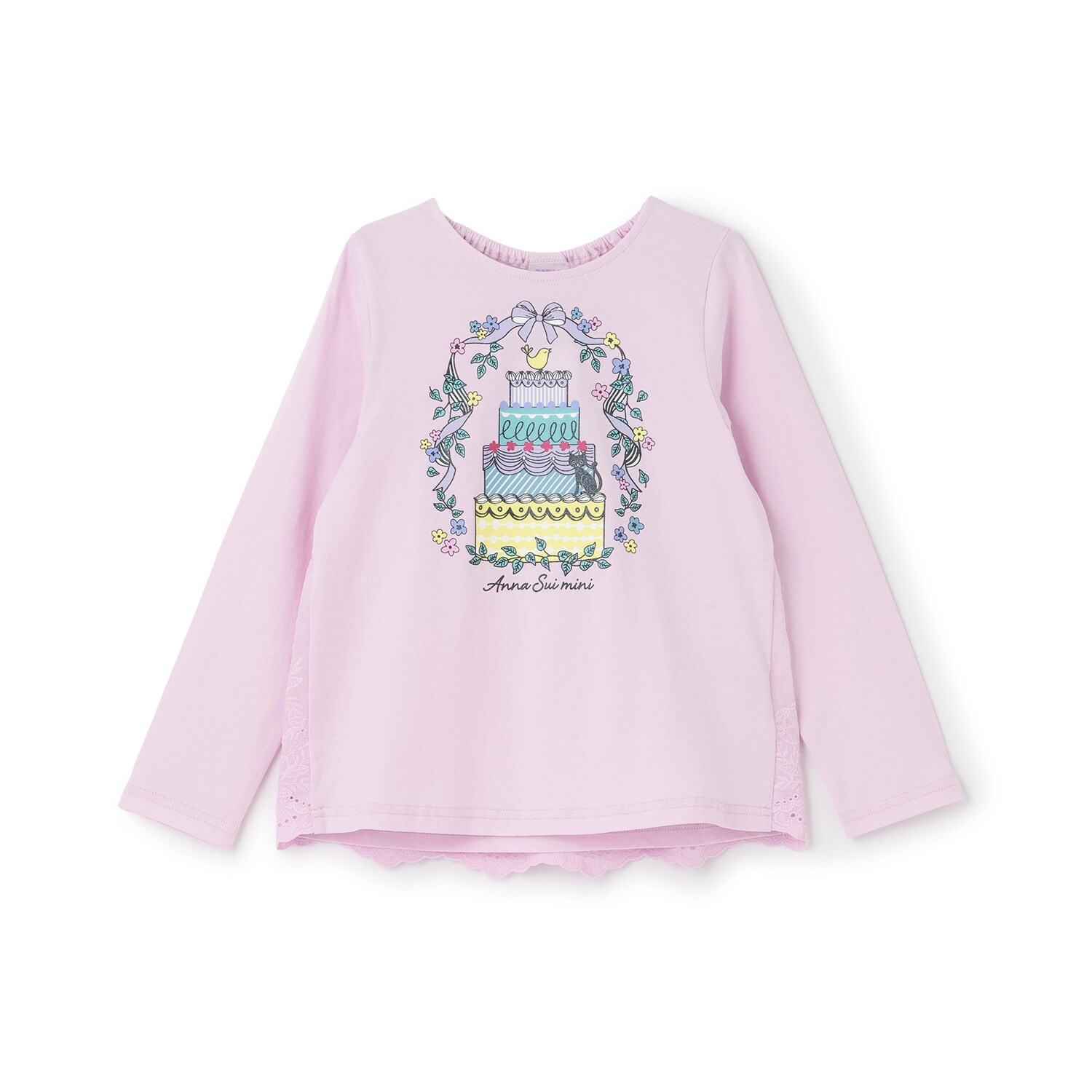 【人気商品再入荷】【直営店で取り扱い無し】ドリーミーケーキプリント長袖Tシャツ