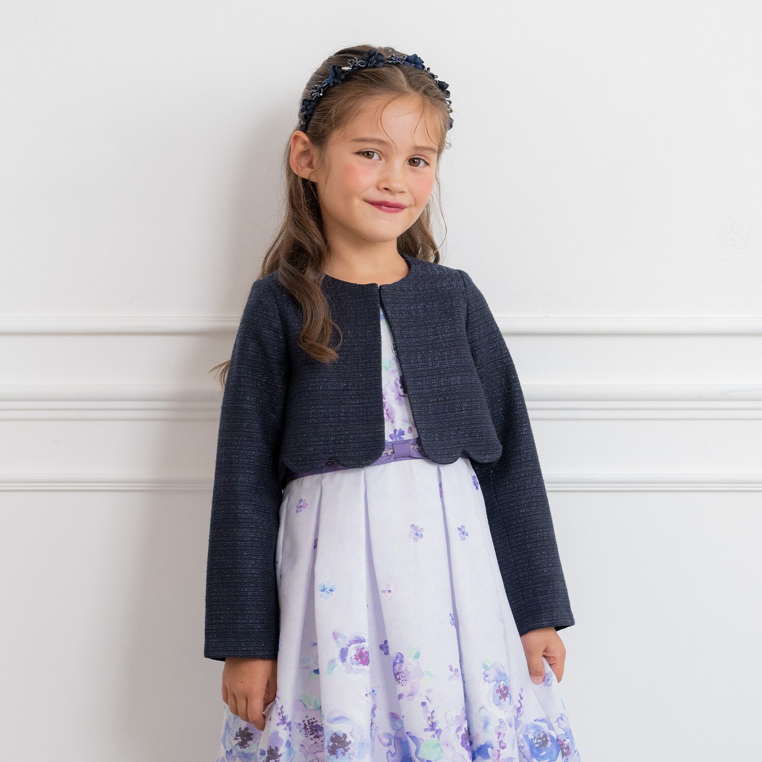 【ceremony】名品スカラツイードジャケット（日本製）