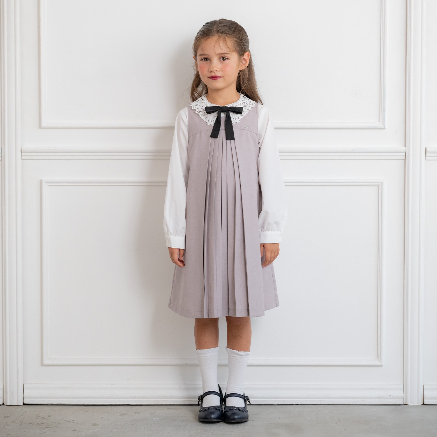 【ceremony】きちんと見えジャンスカ+ブラウスセット