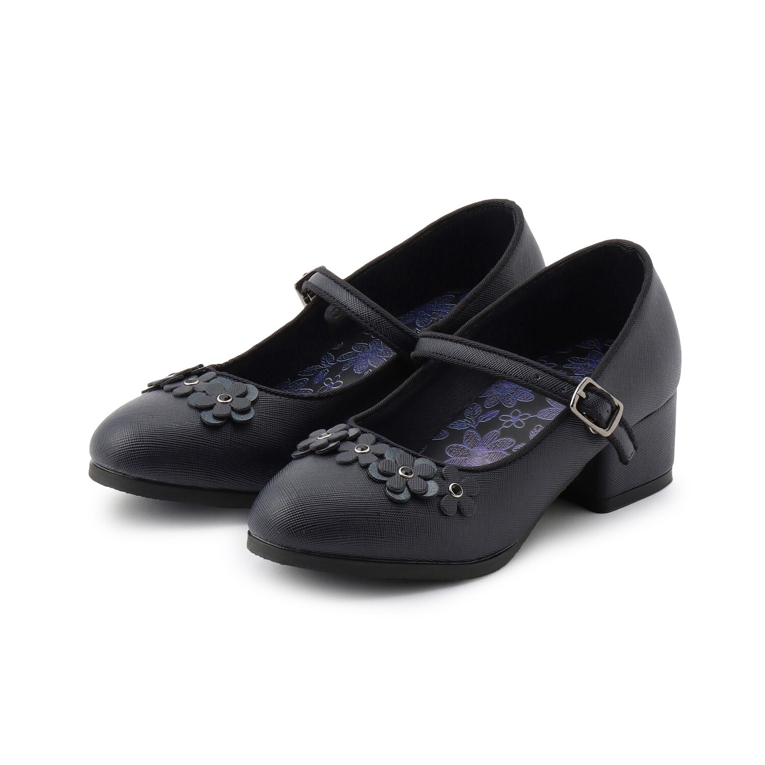 お花モチーフパンプス