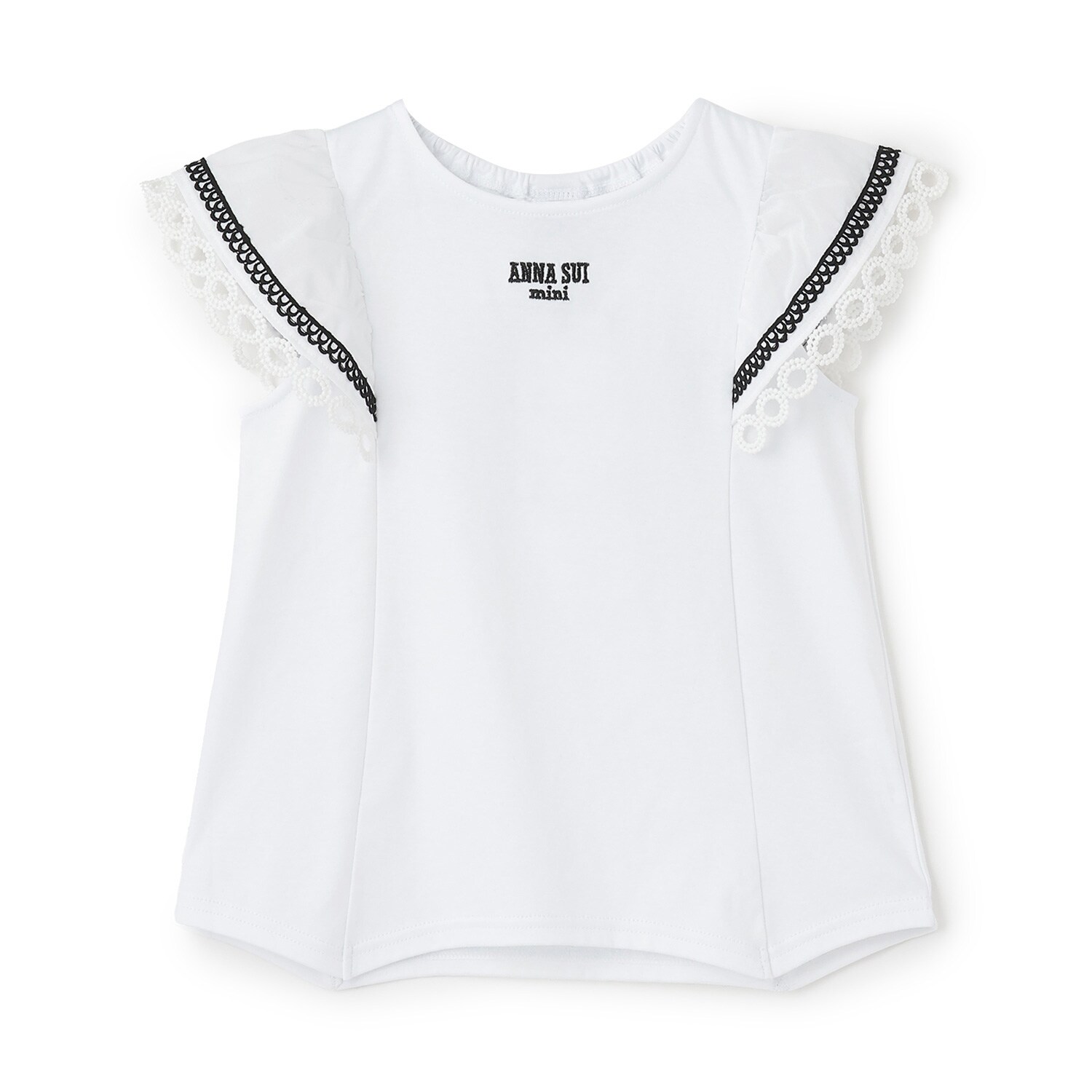 風をまとう 袖フリルTシャツ