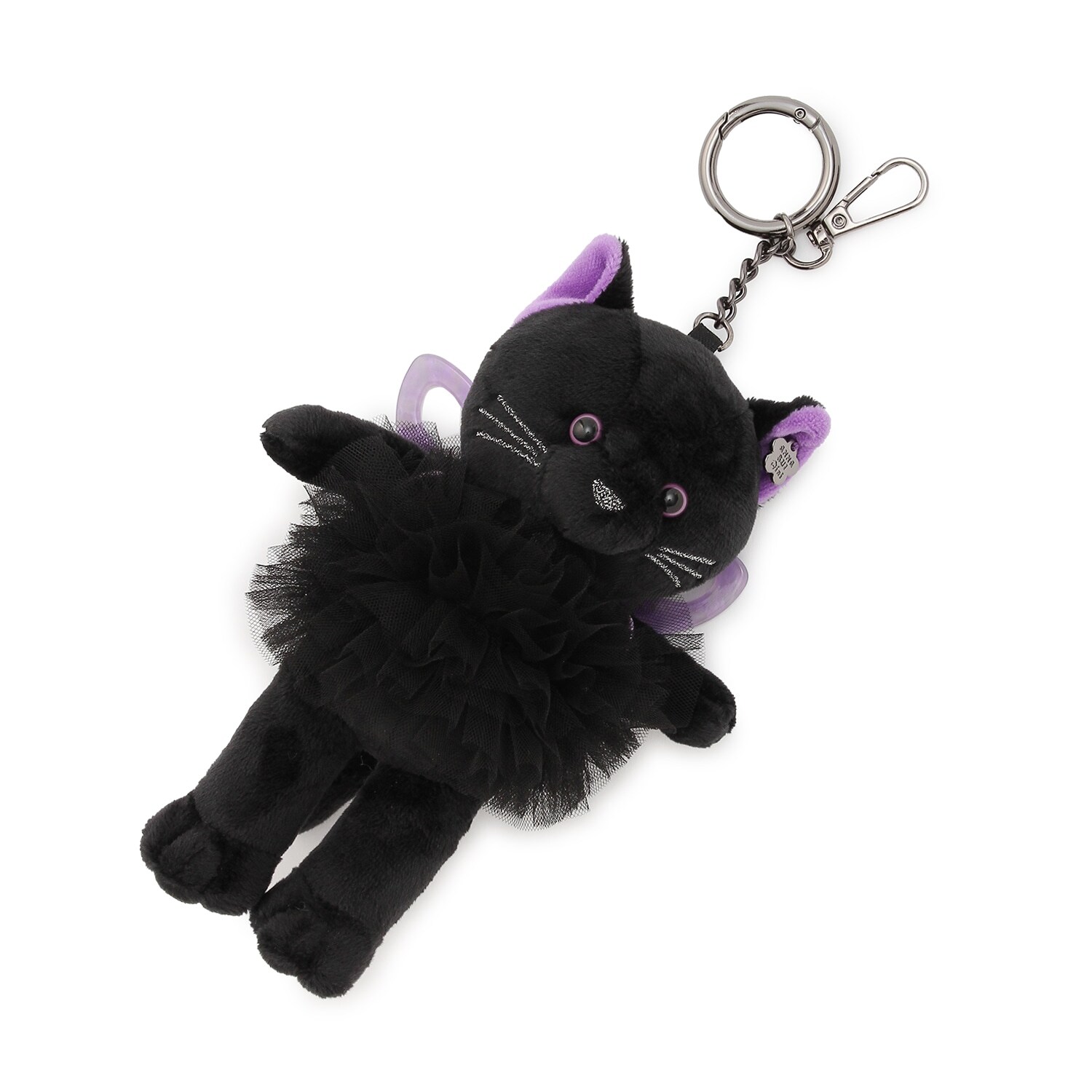 もちもちネコ蝶ゴムつきチャーム