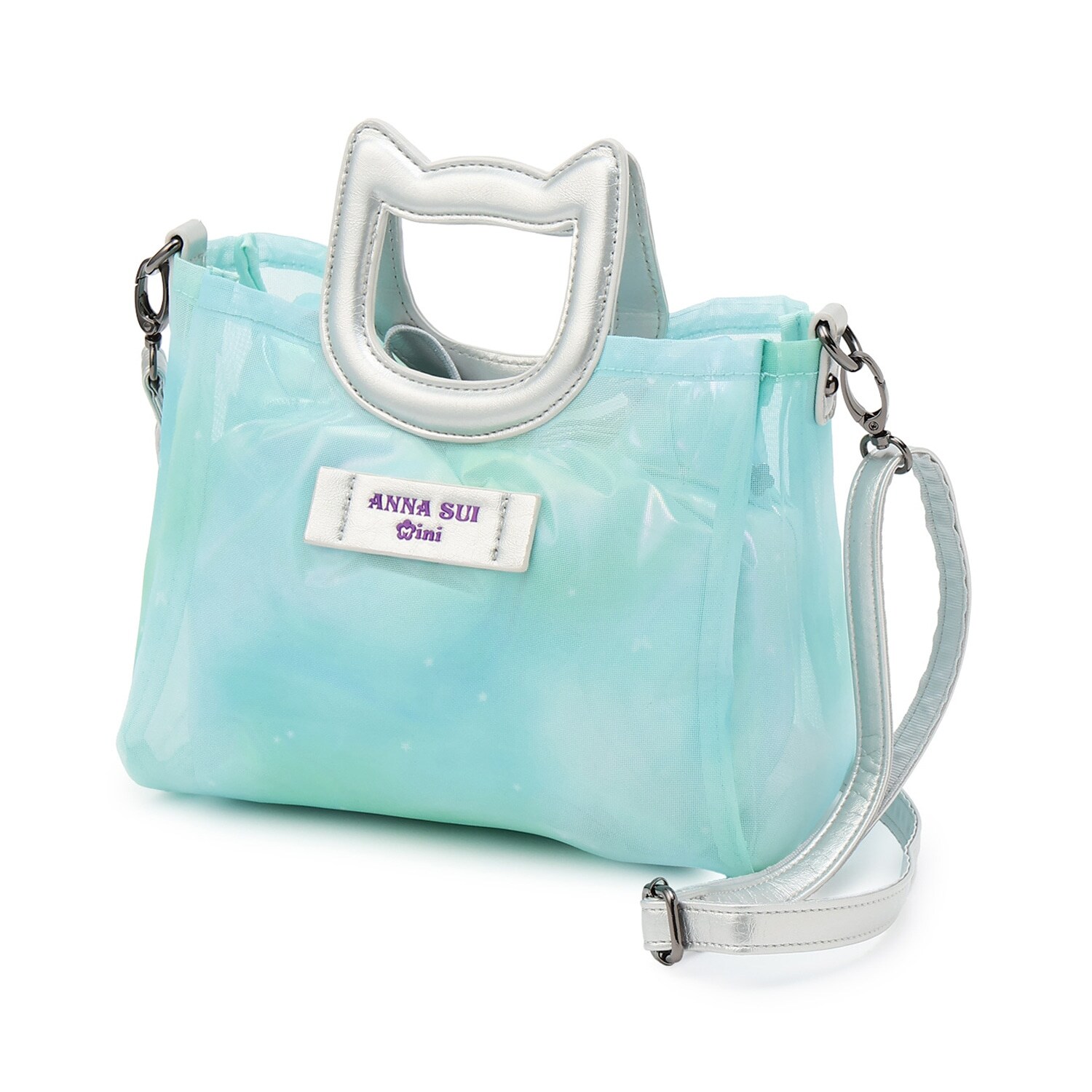 巾着つきメッシュバッグ