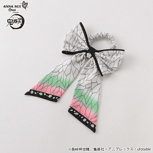 【鬼滅の刃】 着物柄リボンシュシュ