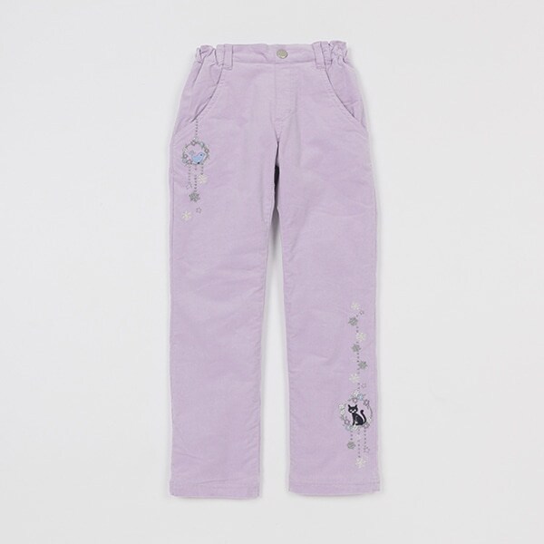 あったかドリーミー刺しゅうロングパンツ