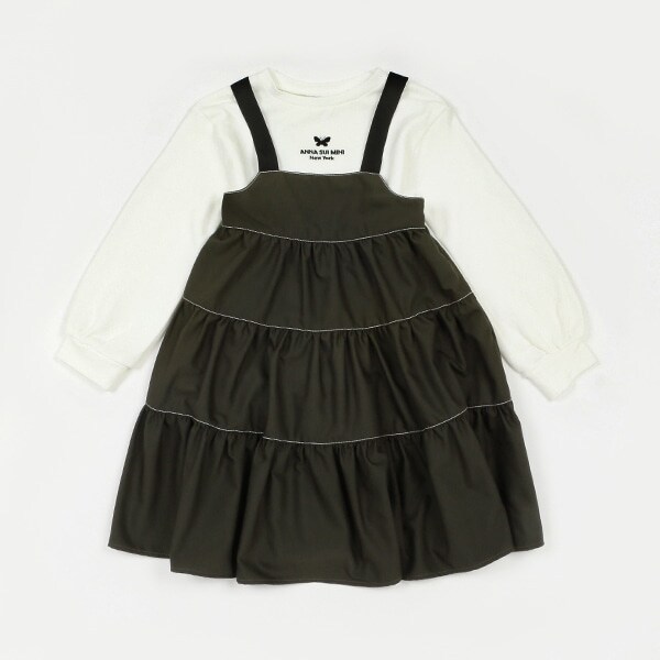 袖ボリュームトレーナー＋ジャンスカ