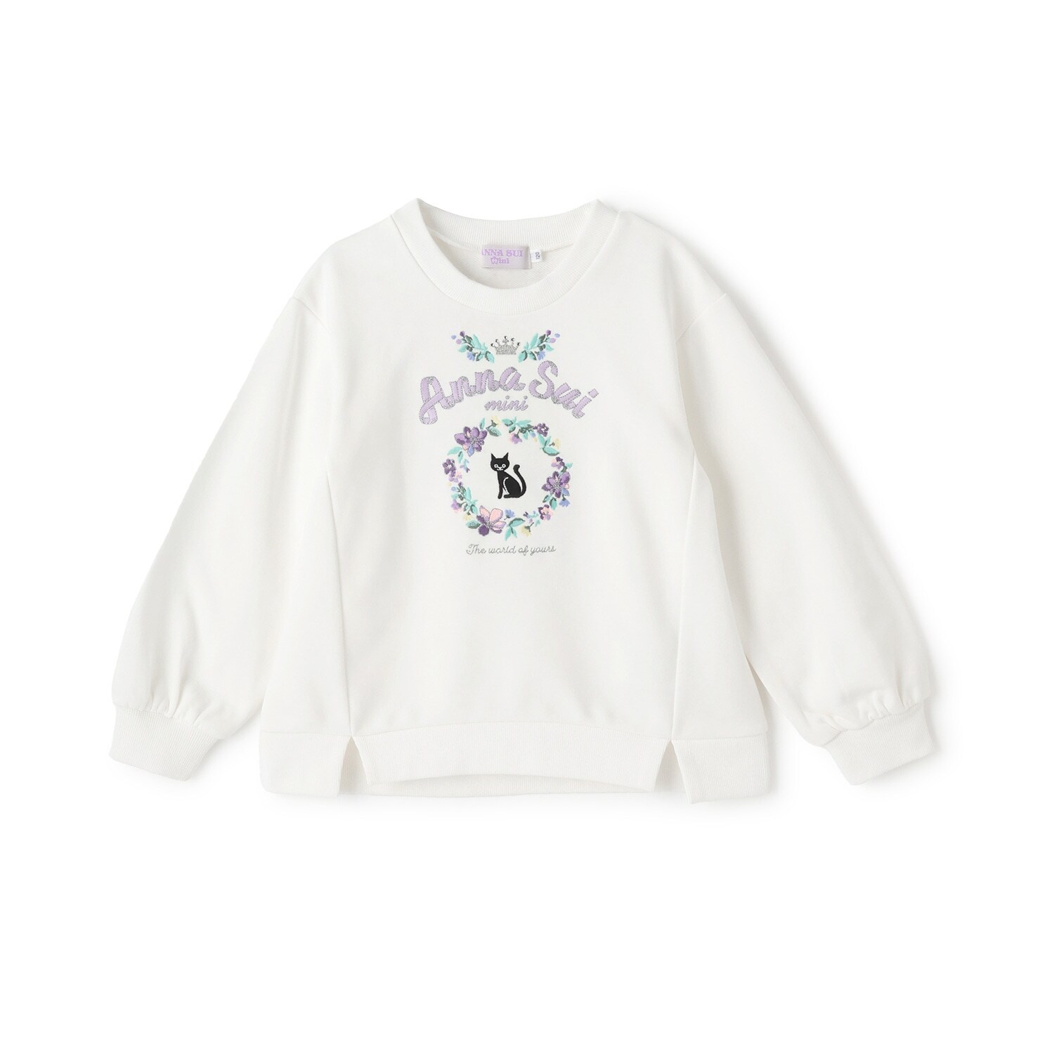 【人気商品再入荷】【直営店で取り扱い無し】ネコ刺しゅう長袖トレーナー