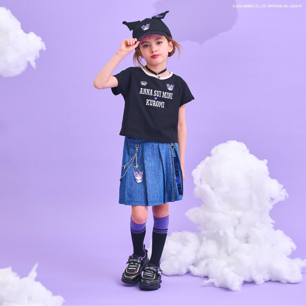 【KUROMI】チョーカーつきTシャツ