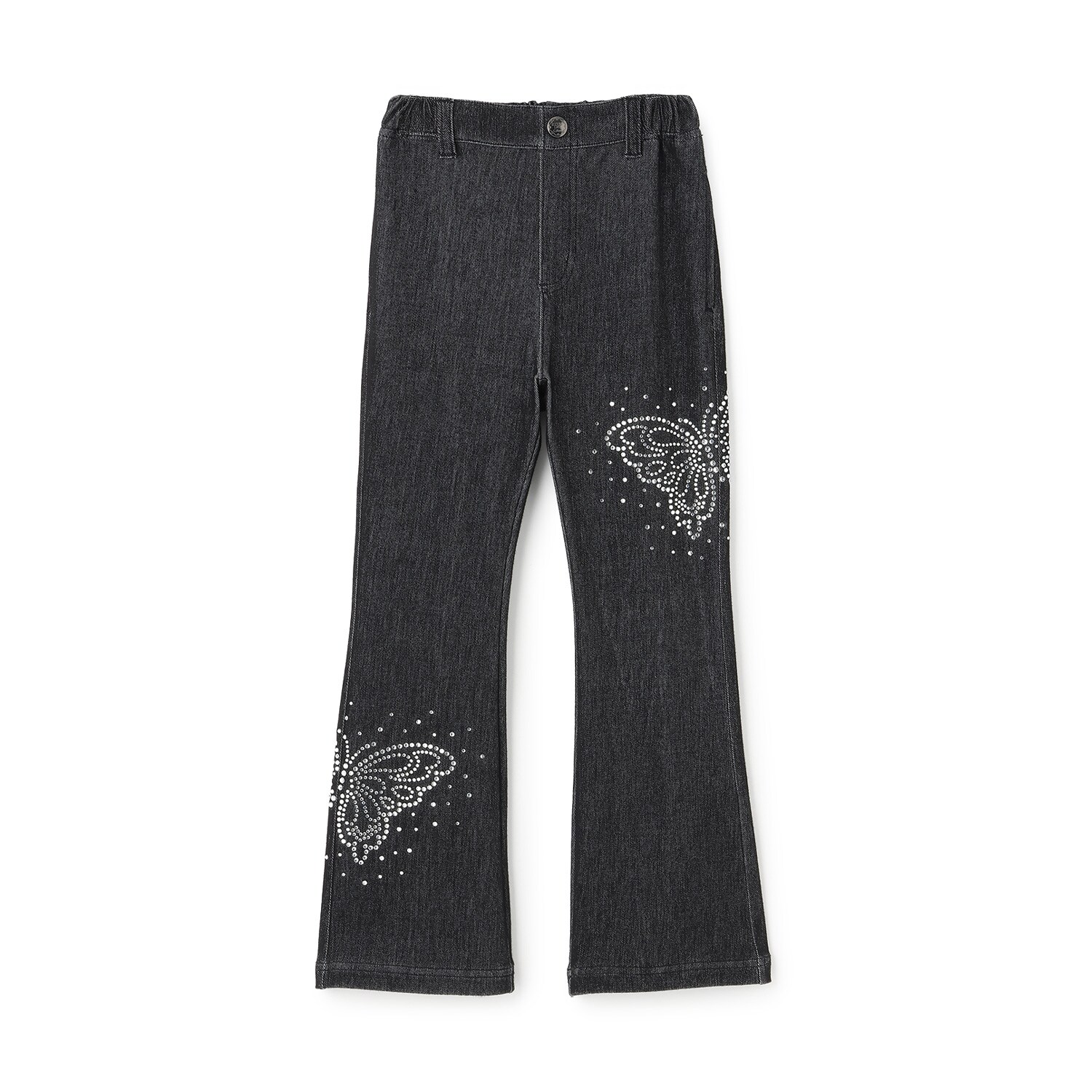 スタイルアップ☆ラインストーン フレアパンツ