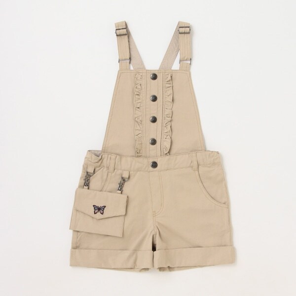 【人気商品再入荷】【直営店で取り扱い無し】ショートサロペット 移動ポケットつき