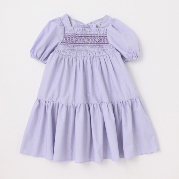 【人気商品再入荷】【直営店で取り扱い無し】スモッキングティアードワンピース