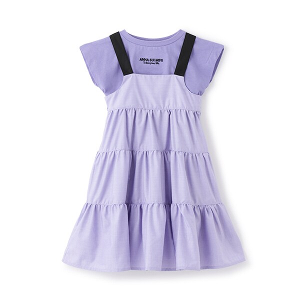 【人気商品再入荷】【直営店で取り扱い無し】短丈Tシャツ+ジャンスカ