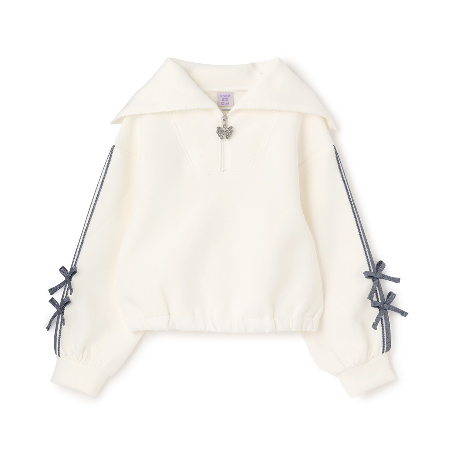 【人気商品再入荷】【直営店で取り扱い無し】短丈ジップアップセーラートレーナー