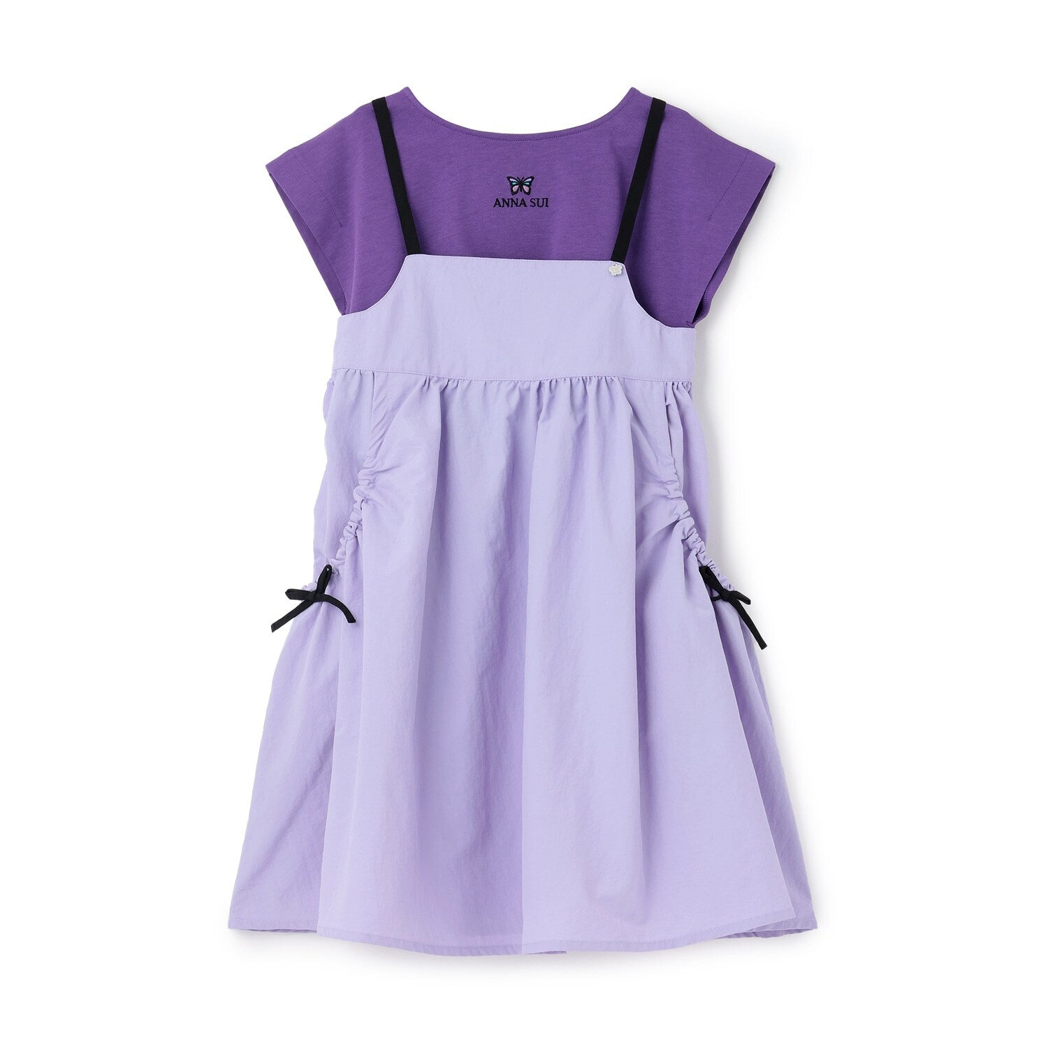 【人気商品再入荷】【直営店で取り扱い無し】ギャザージャンスカ＋短丈Tシャツ