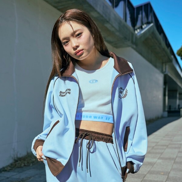 【LTXC】【akane】【接触冷感/ひんやり】トラックジャケット