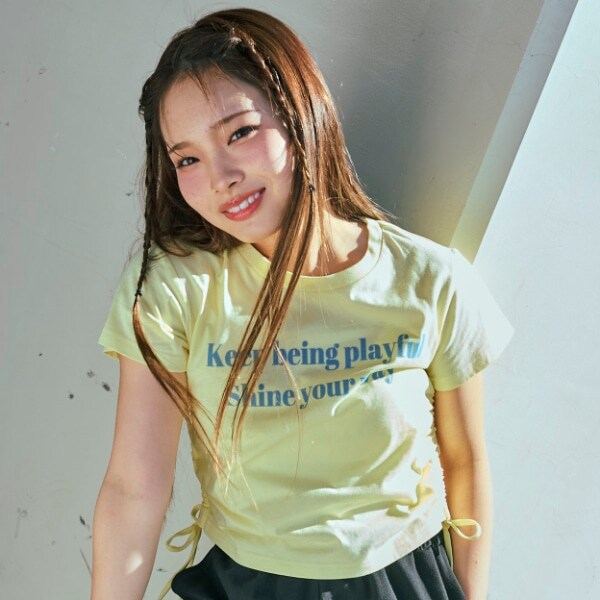 【LTXC】【akane】【吸水速乾/さらさら】ドロストTシャツ