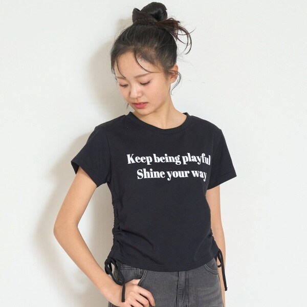 【LTXC】【akane】【吸水速乾/さらさら】ドロストTシャツ