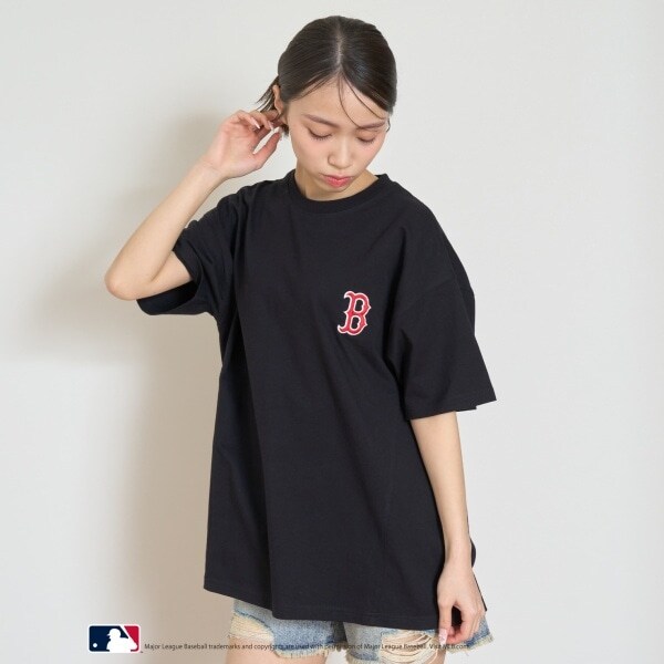 【LTXC】【MLB】【吸水速乾/さらさら】【綿100％】ルーズTシャツ