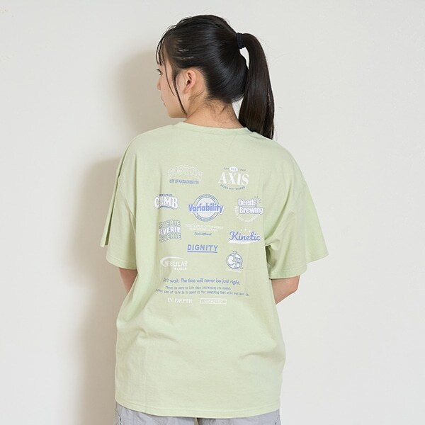 【LTXC】【GOODPRICE】【綿100％】ロゴバックプリントTシャツ