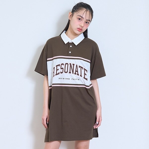 【LTXC】【吸水速乾/さらさら】ラガーTワンピ