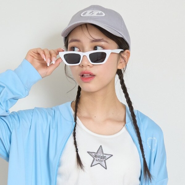 【LTXC】UVつきスクエアファッショングラス