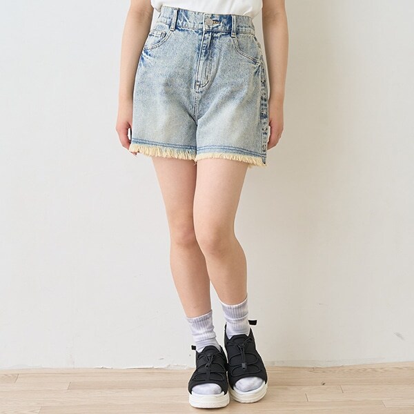 【LTXC】スタッズデニムショートパンツ