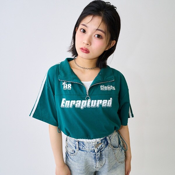 【LTXC】【吸水速乾/さらさら】ハーフZIP SET