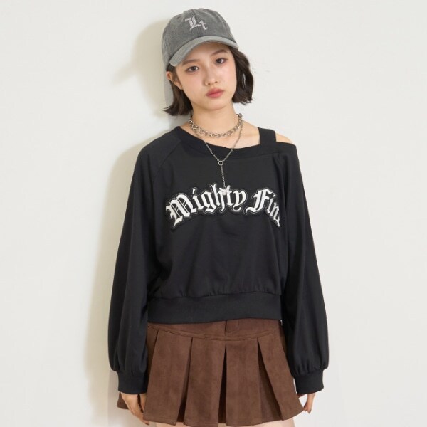 【LTXC】ワンショル長袖Tシャツ