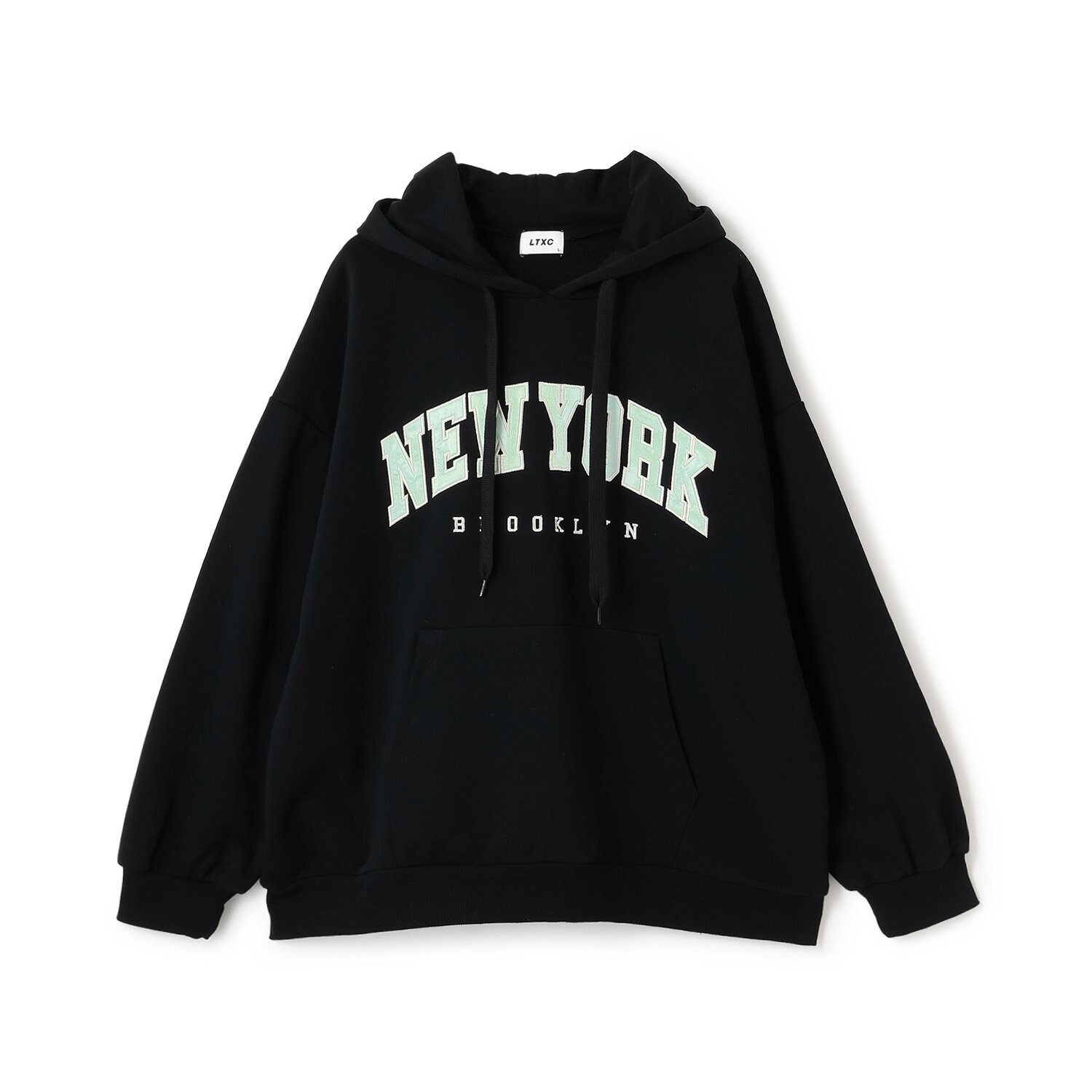 【秒かわトップス】【LTXC】カレッジルーズパーカー