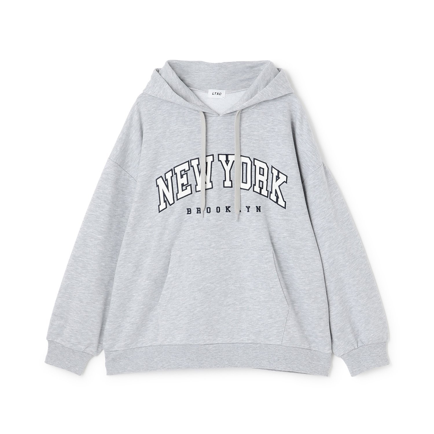 【秒かわトップス】【LTXC】カレッジルーズパーカー