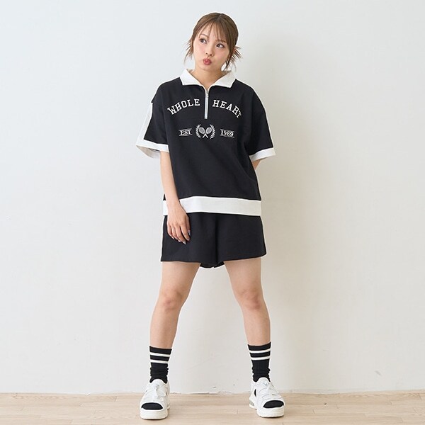 【LTXC】バイカラージップ セットアップ