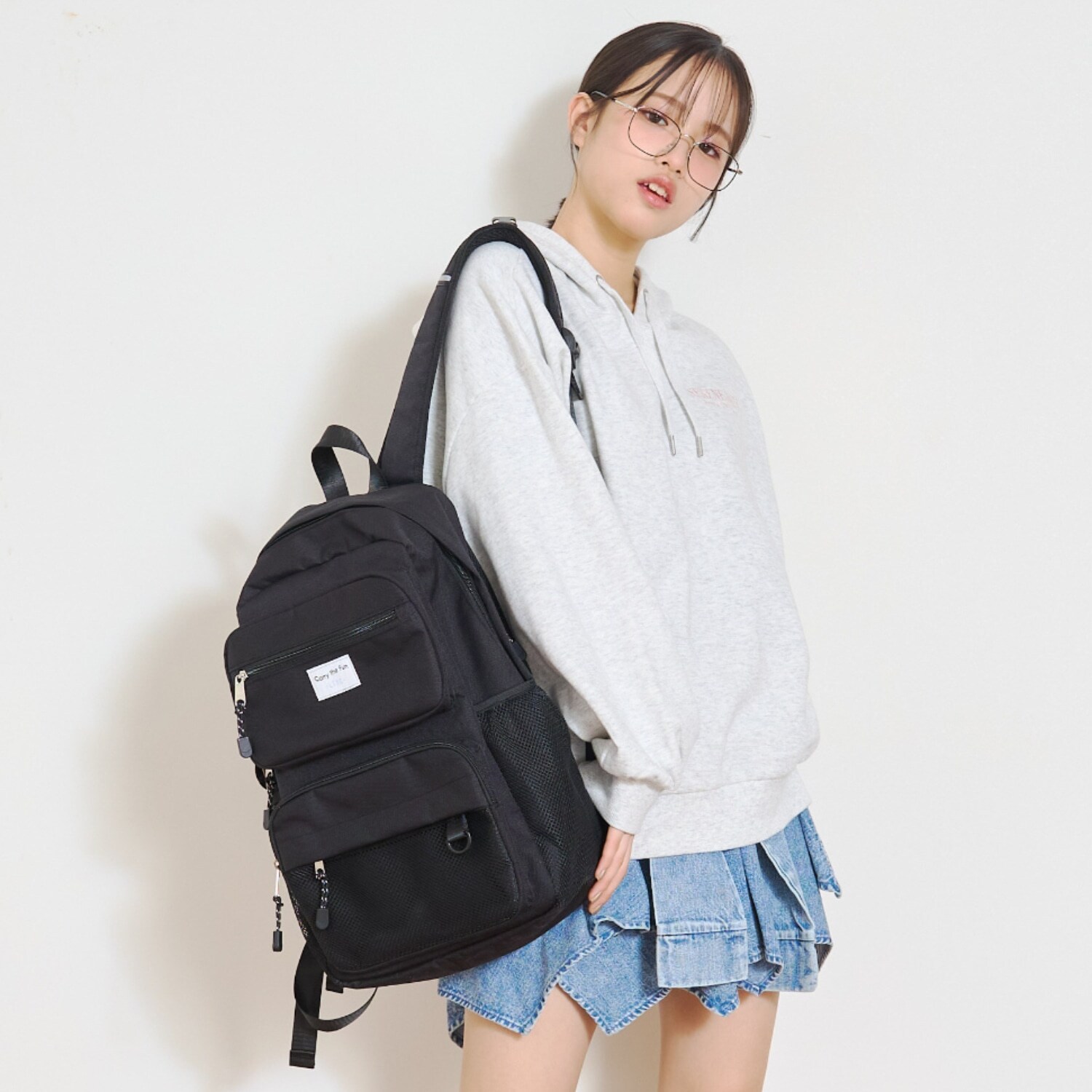 【LTXC】【容量23L】【撥水】メッシュポケットリュック