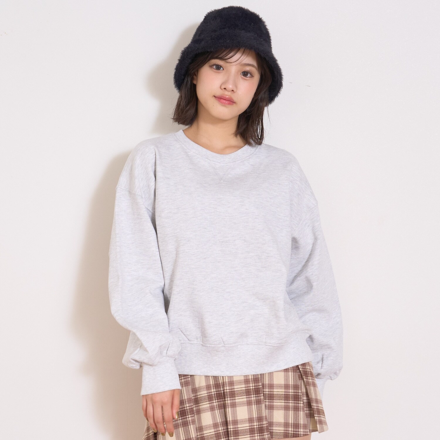 【裏起毛】綿100%トレーナー