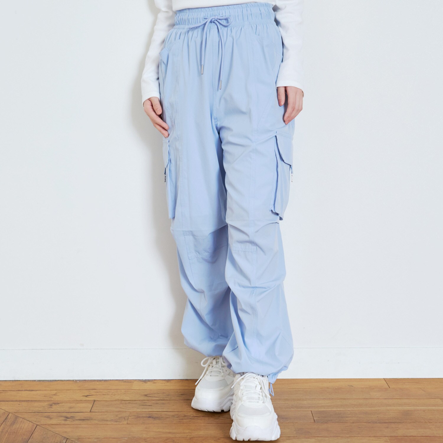 【LTXC/接触冷感/ストレッチ】カーゴパンツ