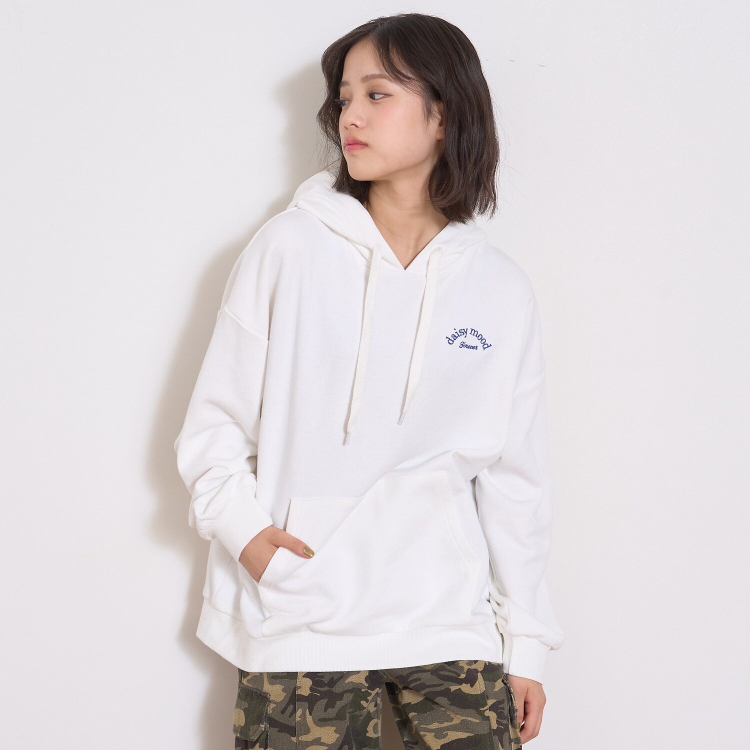 【秒かわトップス】【LTXC】ロゴ発泡パーカ