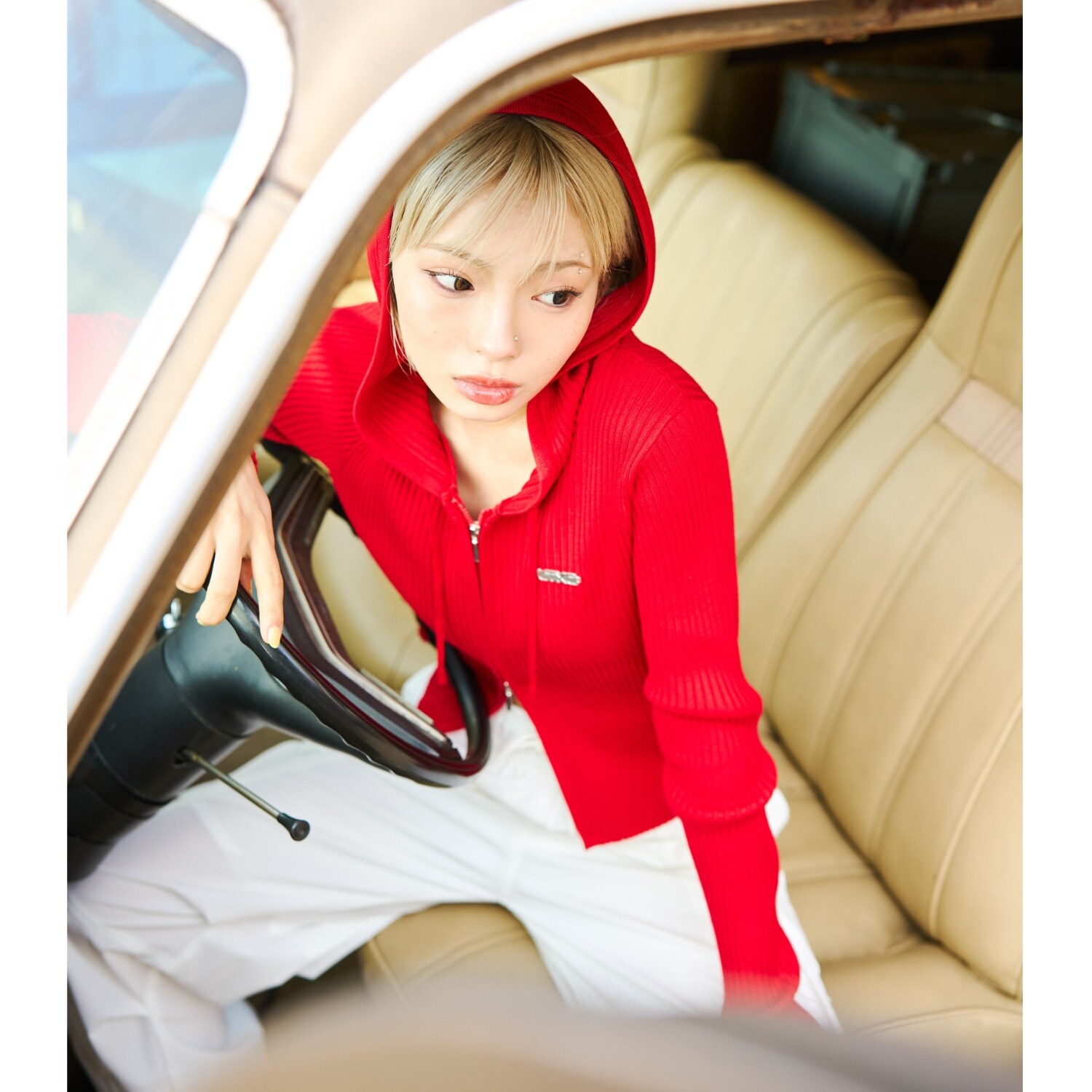 【LTXC】【アラエル】リブZIPパーカー